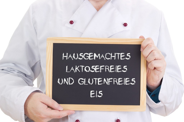 Hausgemachtes laktosefreies und glutenfreies Eis - Photo, Image