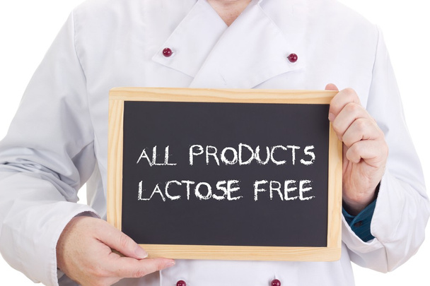 All products lactose free - Photo, Image