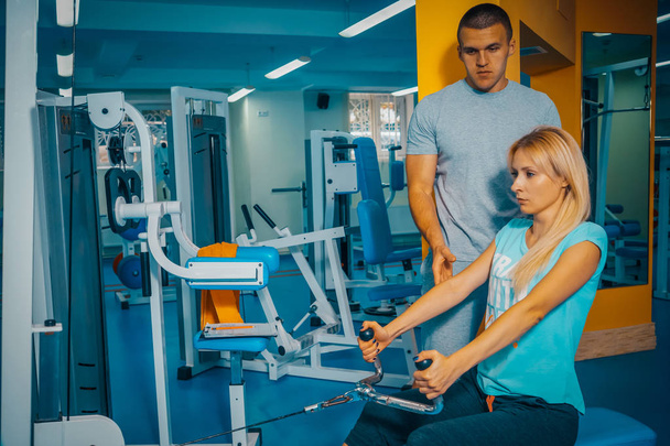 Personal training in the gym - 写真・画像