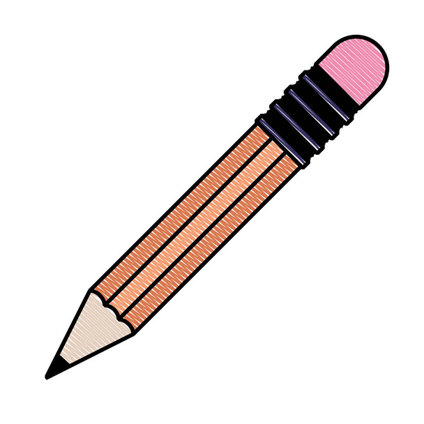 pencil write isolated icon - Vector, Image