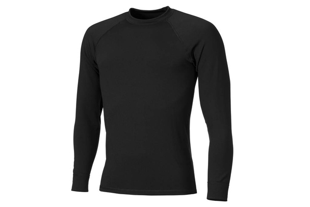 Thermo Active Unterwäsche Langarm T-Shirt in schwarzer Farbe - Foto, Bild