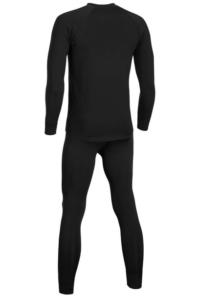 Thermo-Aktivunterwäsche Kleidung in schwarzer Farbe - Foto, Bild