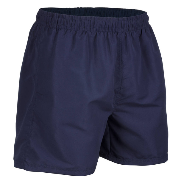 Pantalones cortos para nadar azul marino aislados sobre fondo blanco
 - Foto, Imagen