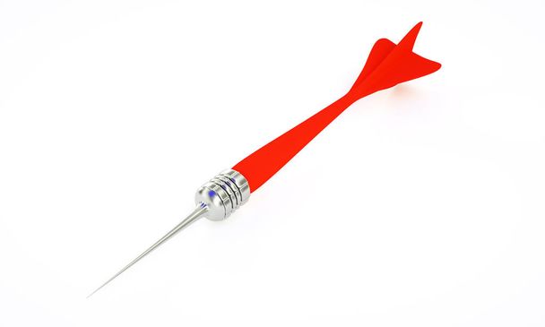 3d illustration of  red dart over background - Photo, Image
