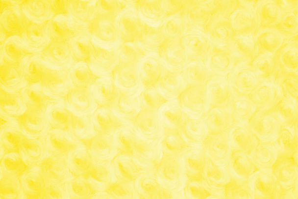 Gele roos pluche stof achtergrond - Foto, afbeelding