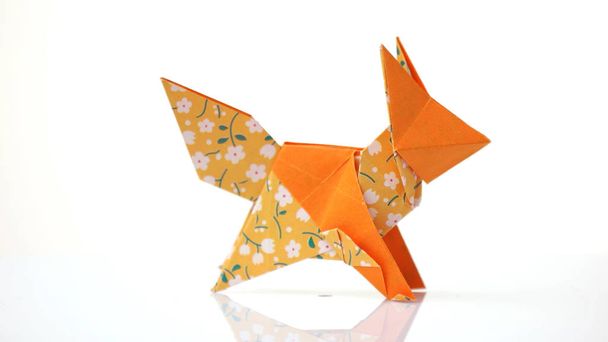 Renard origami couleur orange
. - Photo, image