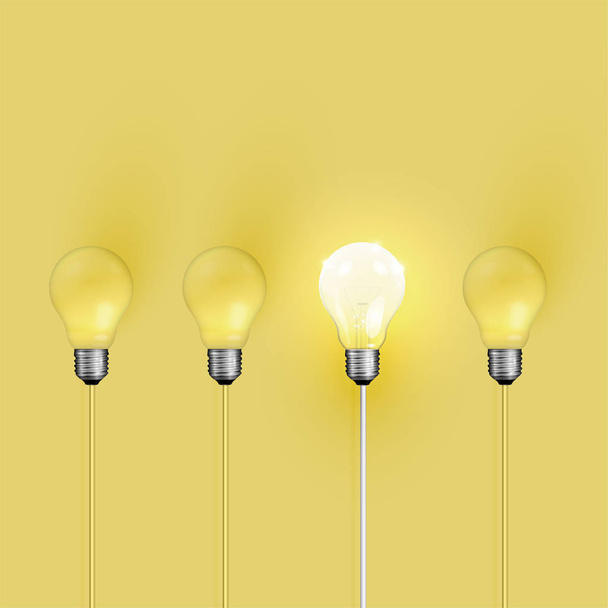 Illustration détaillée d'ampoule réaliste haute, vecteur
 - Vecteur, image