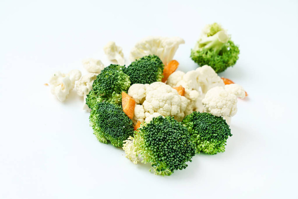fresh vegetables on the white background - Фото, зображення