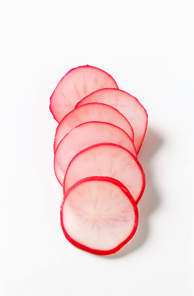 Thinly sliced radish - Foto, Bild