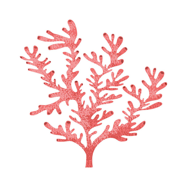 seaweed pattern isolated icon - Vector, Image