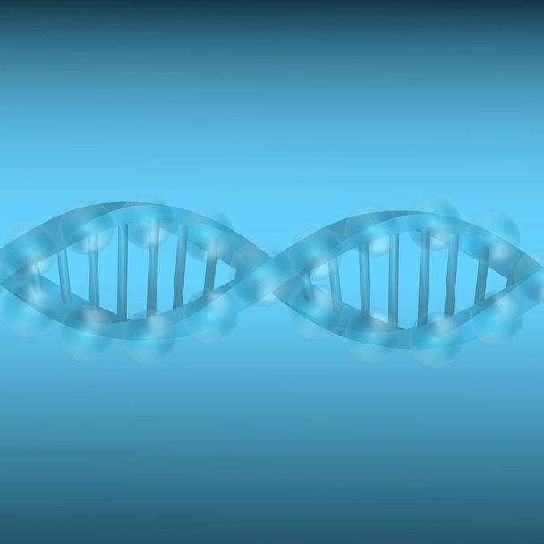 Фон структуры молекулы ДНК. Векторная иллюстрация eps10
 - Вектор,изображение