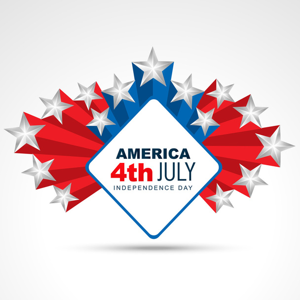 4th of july design - Vector, Image