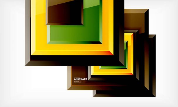 Geometrinen abstrakti tausta, moderni neliö suunnittelu
 - Vektori, kuva