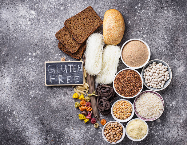 Set of gluten free products - Фото, изображение