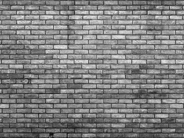 black brick wall repeating background  - Photo, Image