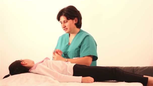 Physical Therapy at hand - Footage, Video