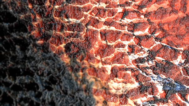 Abstract texture material geologic terrain beautiful landscape surface digital illustration background - 写真・画像