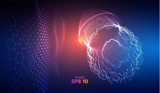 Reproducing network research. Network systems experiments. Jellyfish data centers random networking. EPS 10. - Vektor, kép