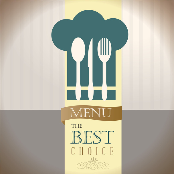 menu the best choice - Vetor, Imagem