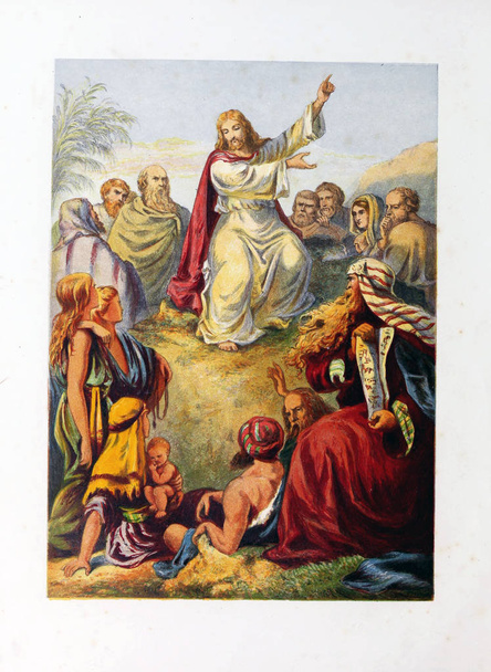 Християнська ілюстрація. старе зображення
 - Фото, зображення