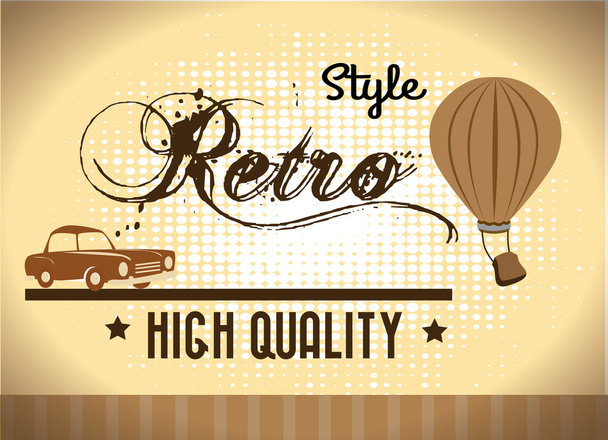 style retro - Vector, Imagen