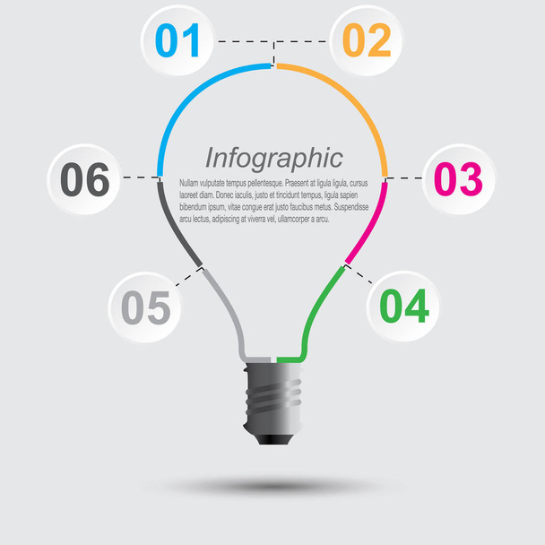 Info-graphic design template. Idea to display ranking and statistics. - Vektor, obrázek