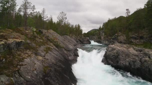 Norwegia przyroda i kontekst podróży. - Materiał filmowy, wideo