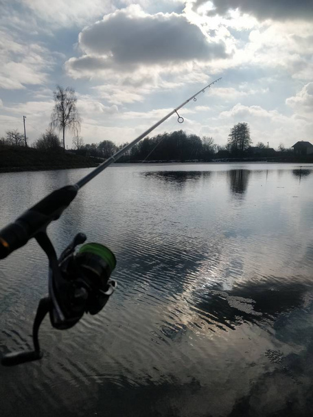 Pike fishing on the lake - Photo, Image