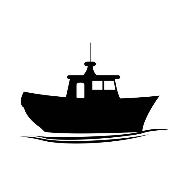 Isolated boat icon image - Vecteur, image