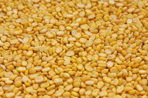 yellow moong dal, skinned and split mung bean - Photo, Image