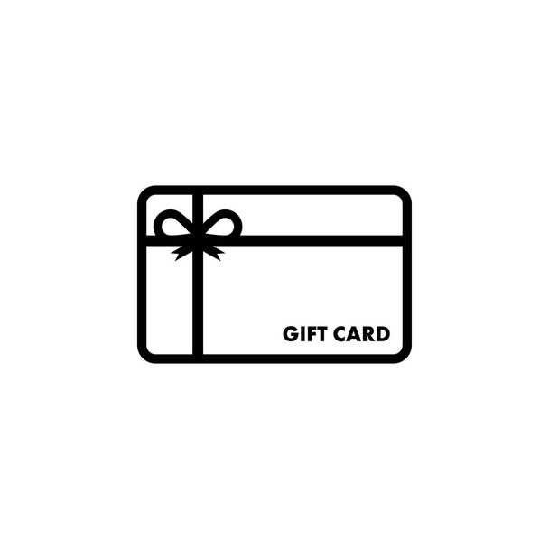 Gift card graphic design template vector isolated - ベクター画像