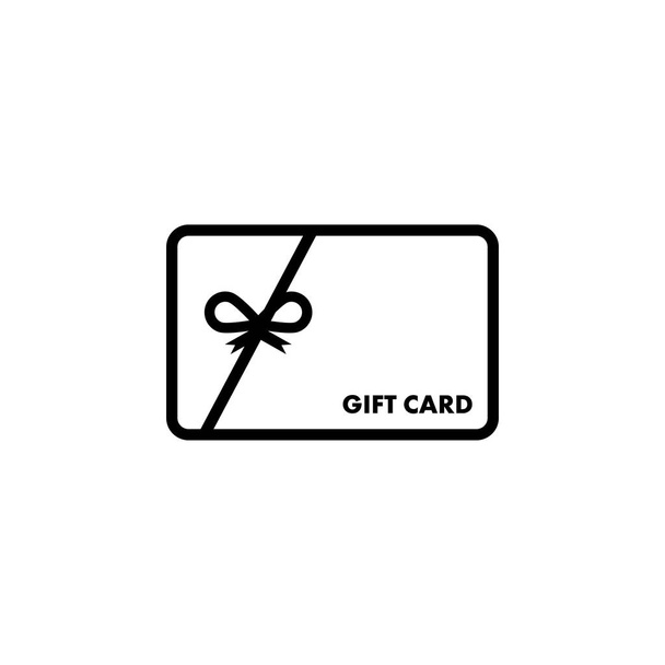 Gift Card grafisch ontwerpsjabloon vector geïsoleerd - Vector, afbeelding