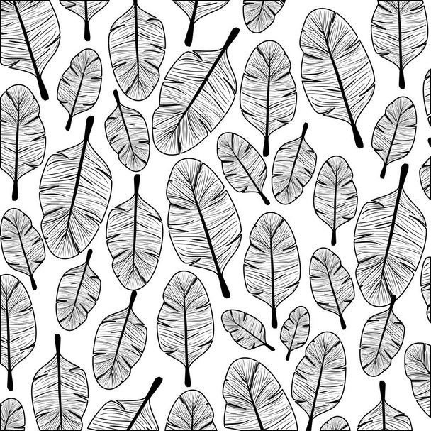 hojas patrón de ecología vegetal
 - Vector, Imagen