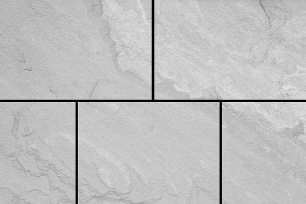 Kültéri kő csempe padló háttér és textúra mintával - Fotó, kép