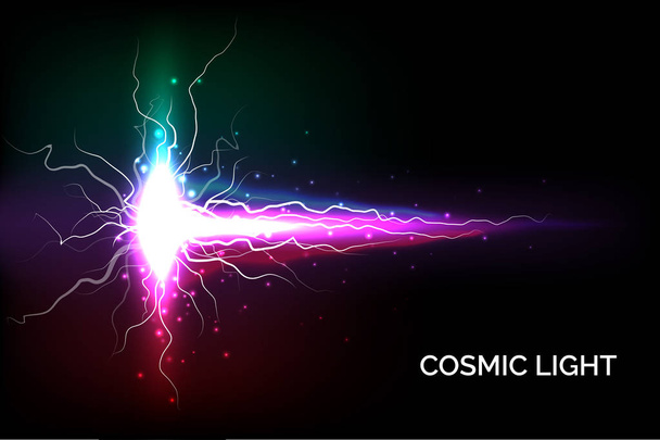 Kleurrijke kosmische licht - Vector, afbeelding