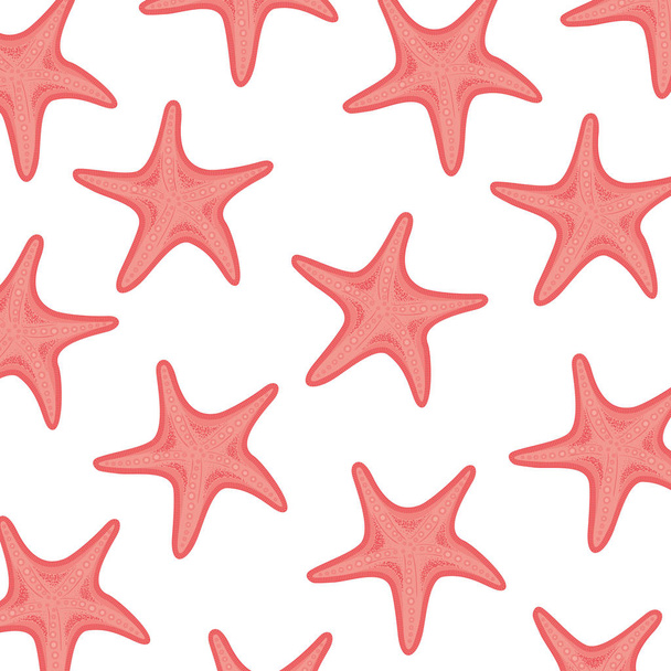 patrón de estrellas de mar icono aislado
 - Vector, imagen