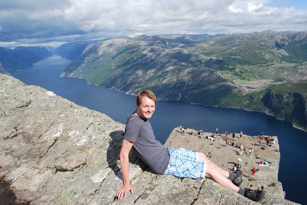 Above the fjord - Photo, Image