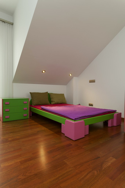 Modern bedroom - Фото, изображение