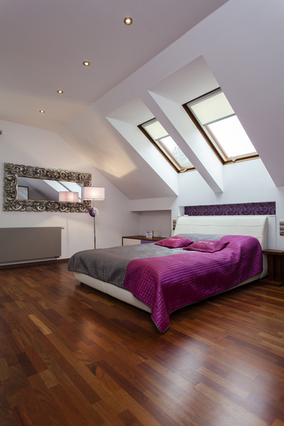 Purple bedroom - Photo, image