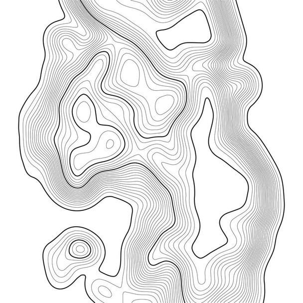 Carte topographique arrière-plan. Carte de grille. Contour. Illustration vectorielle
. - Vecteur, image