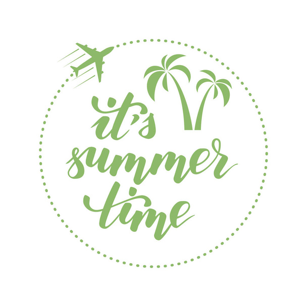 Quote It is summer time - Vector, afbeelding