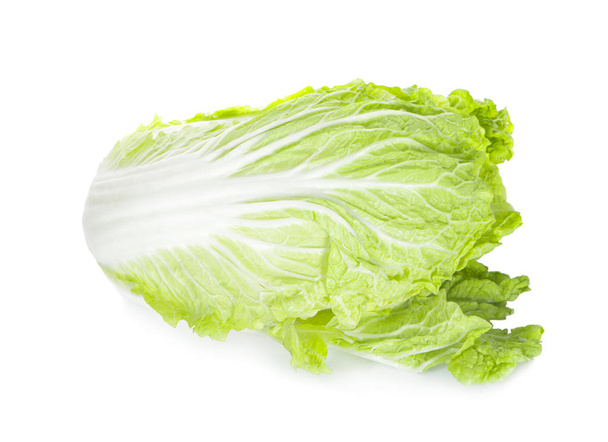 Fresh chinese cabbage on a white background clipping path  - Photo, image