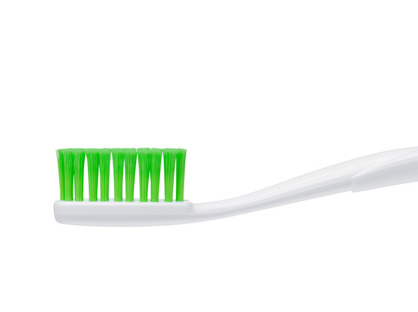 οδοντόβουρτσα σε λευκό φόντο - Φωτογραφία, εικόνα