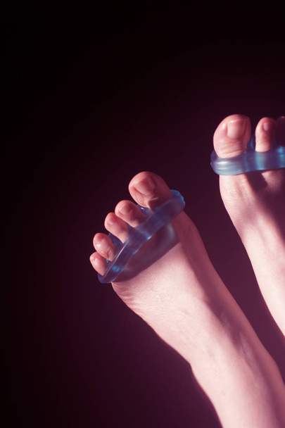 Séparateur d'orteils pour pédicure ongles
 - Photo, image