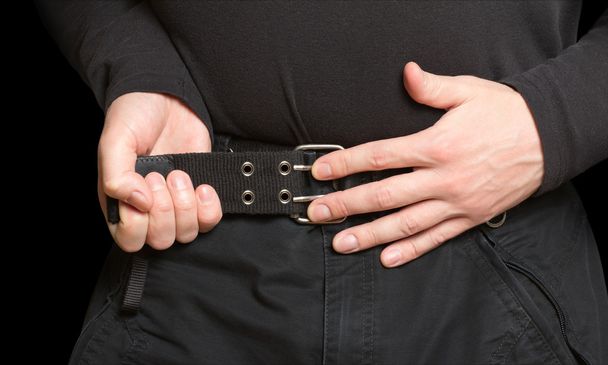 Serrage de la ceinture
 - Photo, image