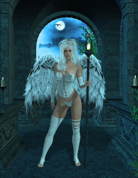 Ангел стоячи
 - Фото, зображення