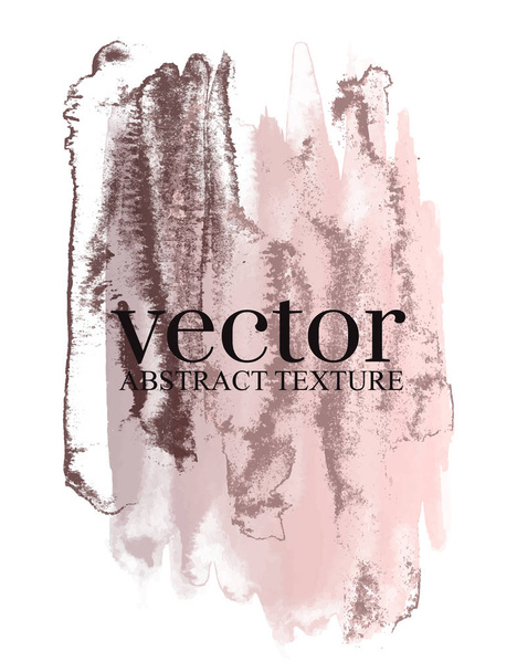 Vector smudge brush stroke abstract pink grey background. Good for presentation, wallpaper, canvas, advertising, business cards - Vector, Imagen