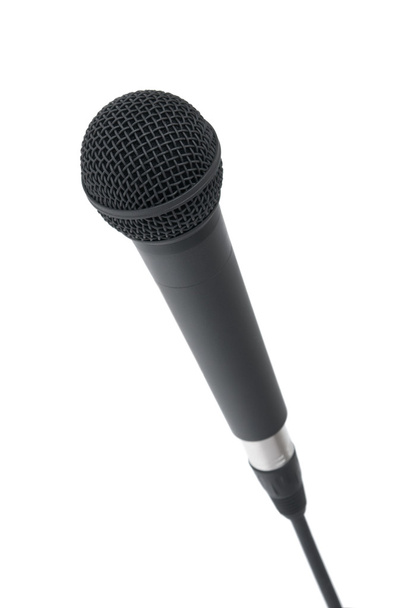 microphone on a white background - Φωτογραφία, εικόνα
