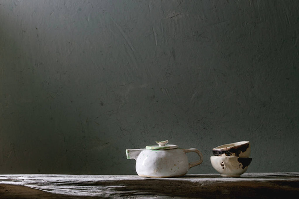 Craft ceramic teapot - Фото, зображення