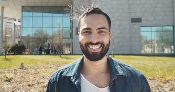 Portrait of Handsome Bearded Man - Séquence, vidéo
